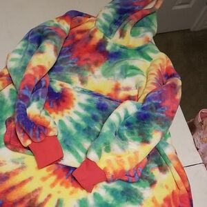 Colorful Tie-Dye Hoodie